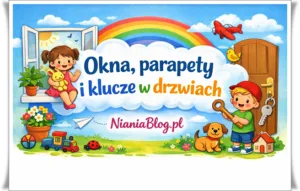 Okna, parapety i klucze w drzwiach